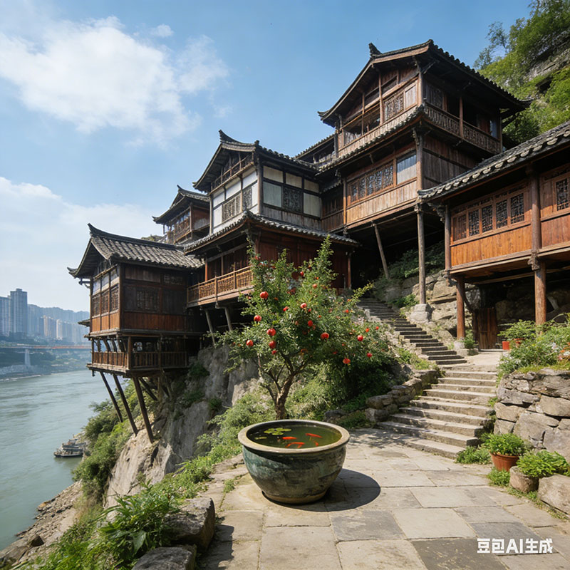 风格鲜明的传统建筑